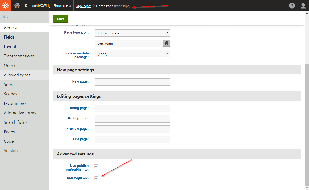 Home Page Type Update 3